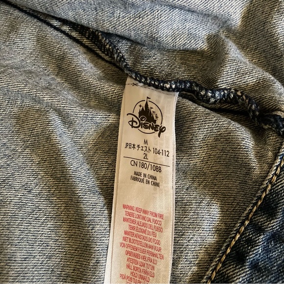 COPY - Disney Mickey Mouse oversized ‘Leader of the Club’ Denim Jacket - Picture 9 of 9